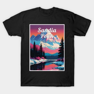 Sandia Peak ski New Mexico USA T-Shirt